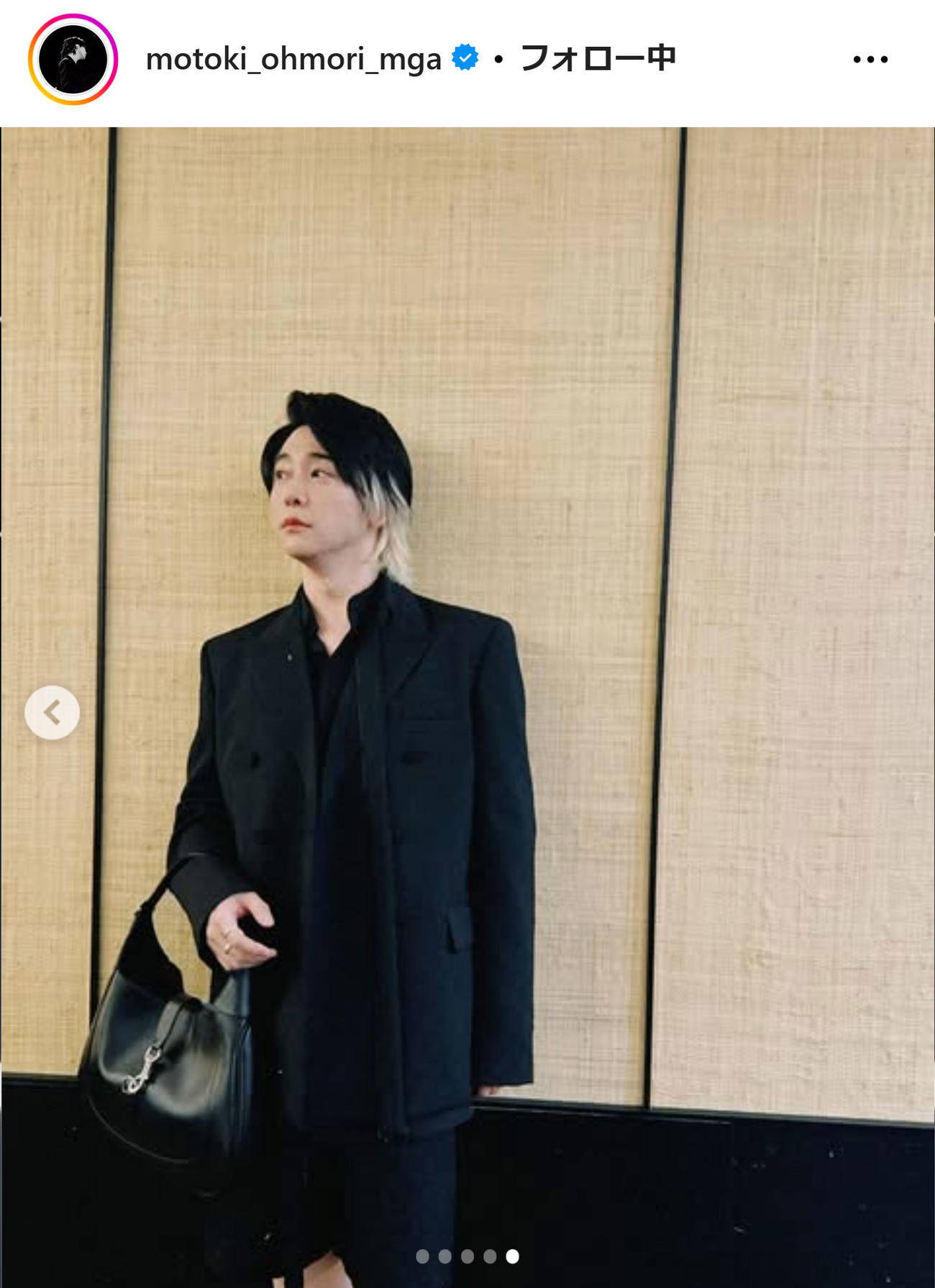 Mrs. GREEN APPLE大森元貴のインスタグラムから