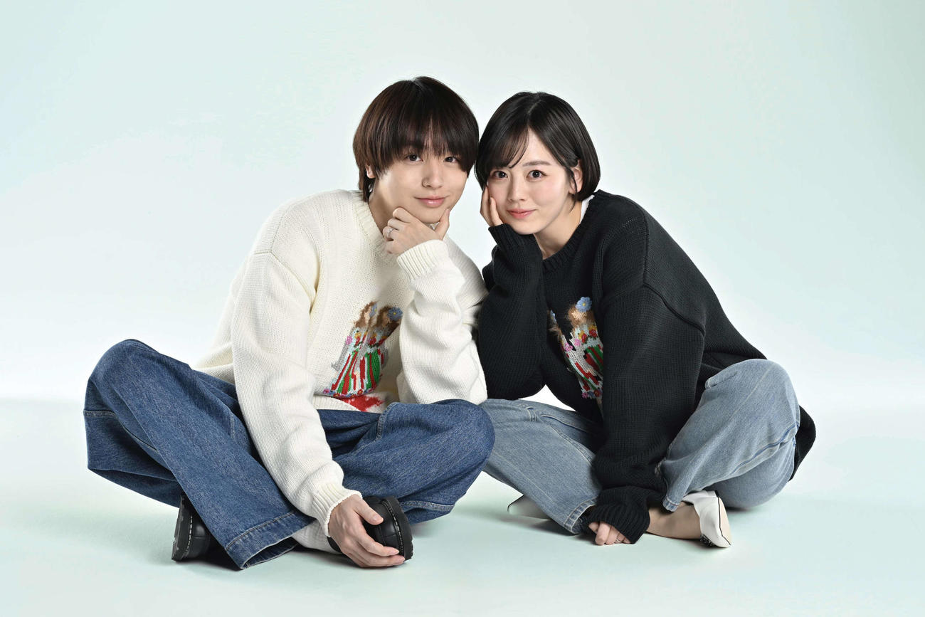 カンテレ・フジテレビ系「パラレル夫婦　死んだ“僕と妻”の真実」でダブル主演を務める伊野尾慧、伊原六花（C）カンテレ