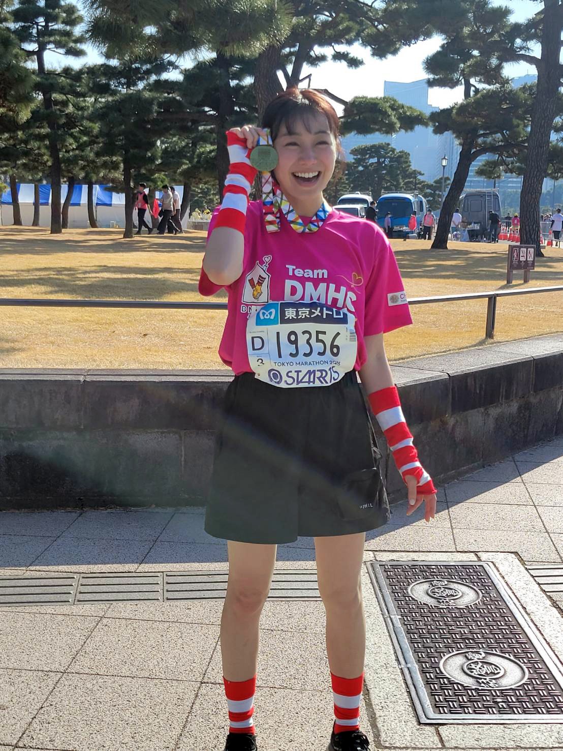 東京マラソン2025を完走した高田夏帆