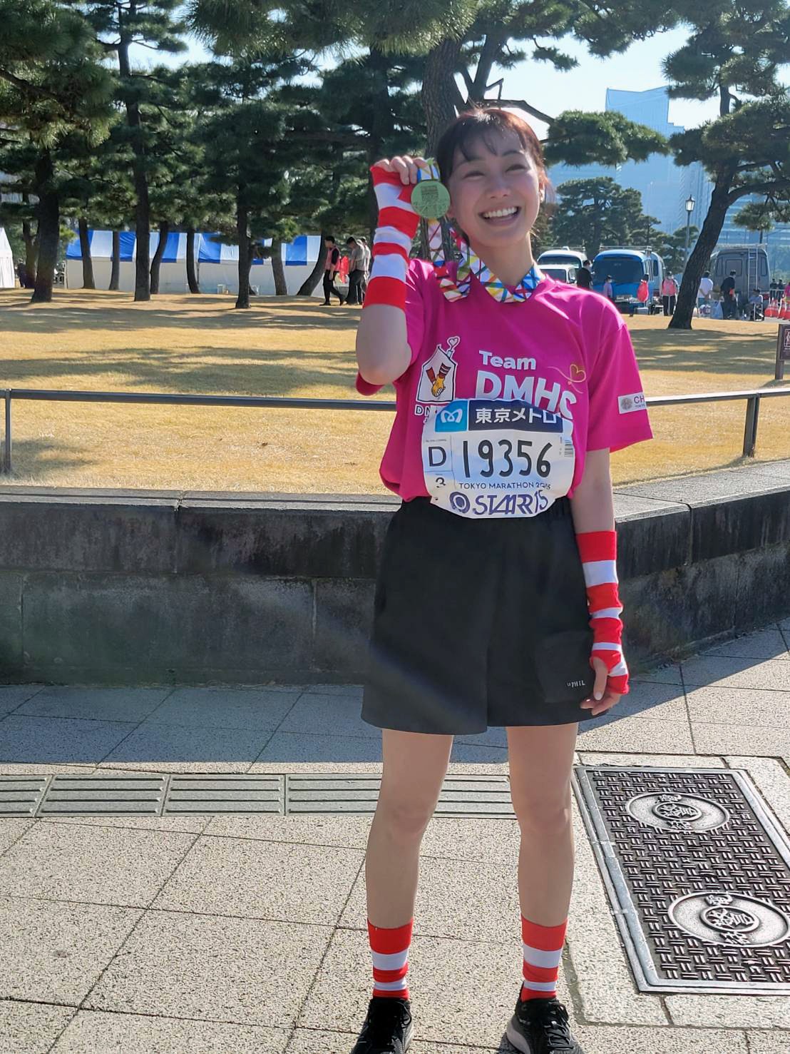 東京マラソン2025を完走した高田夏帆