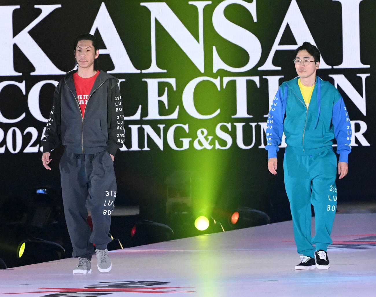 KANSAI COLLECTIONS／Sに出演した呂布カルマ（左）とDOTAMA（撮影・前岡正明）