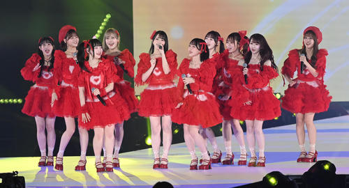 KANSAI COLLECTIONS/Sに出演した=LOVE(撮影・前岡正明)