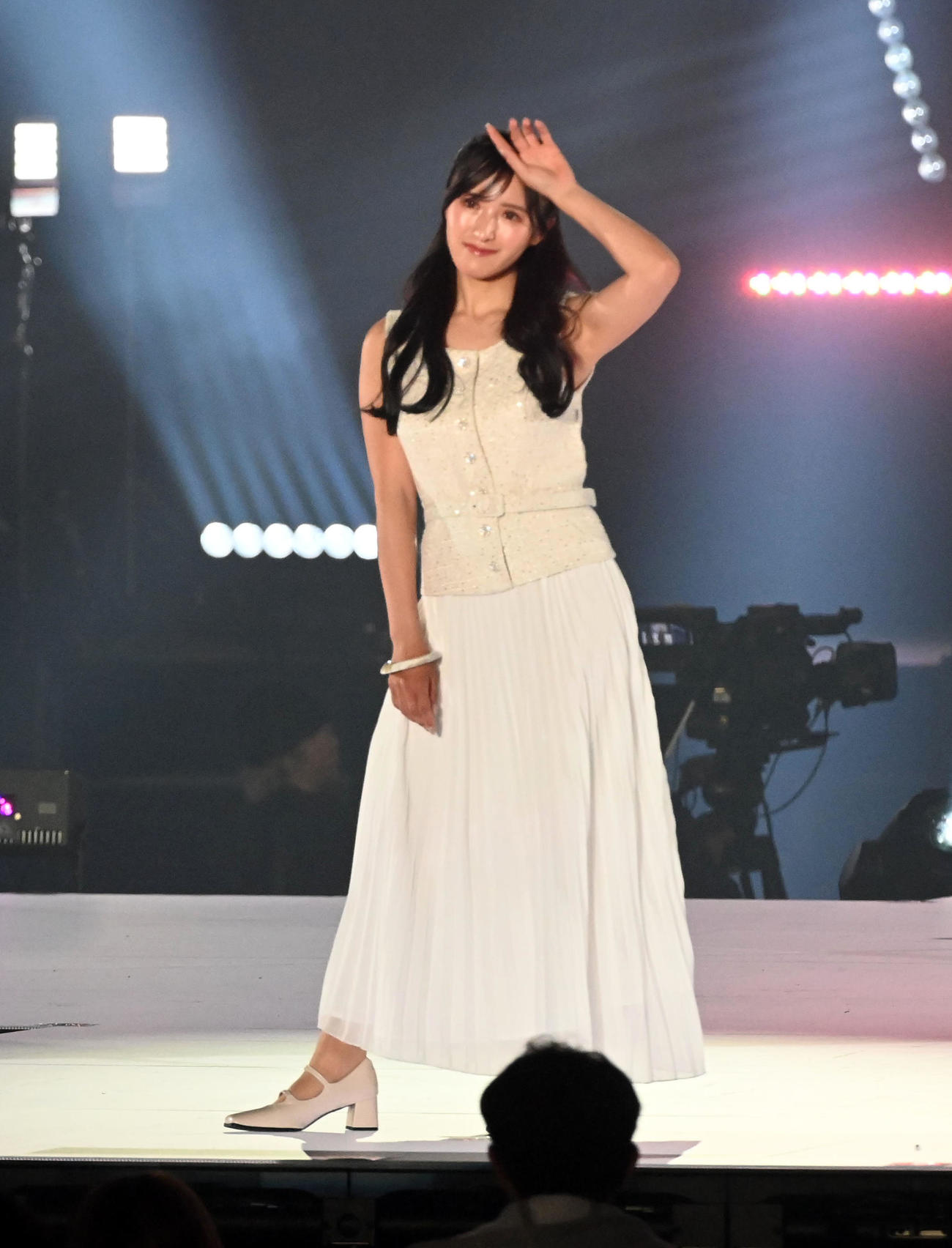 KANSAI COLLECTIONS／Sに出演した臼井麗香（撮影・前岡正明）