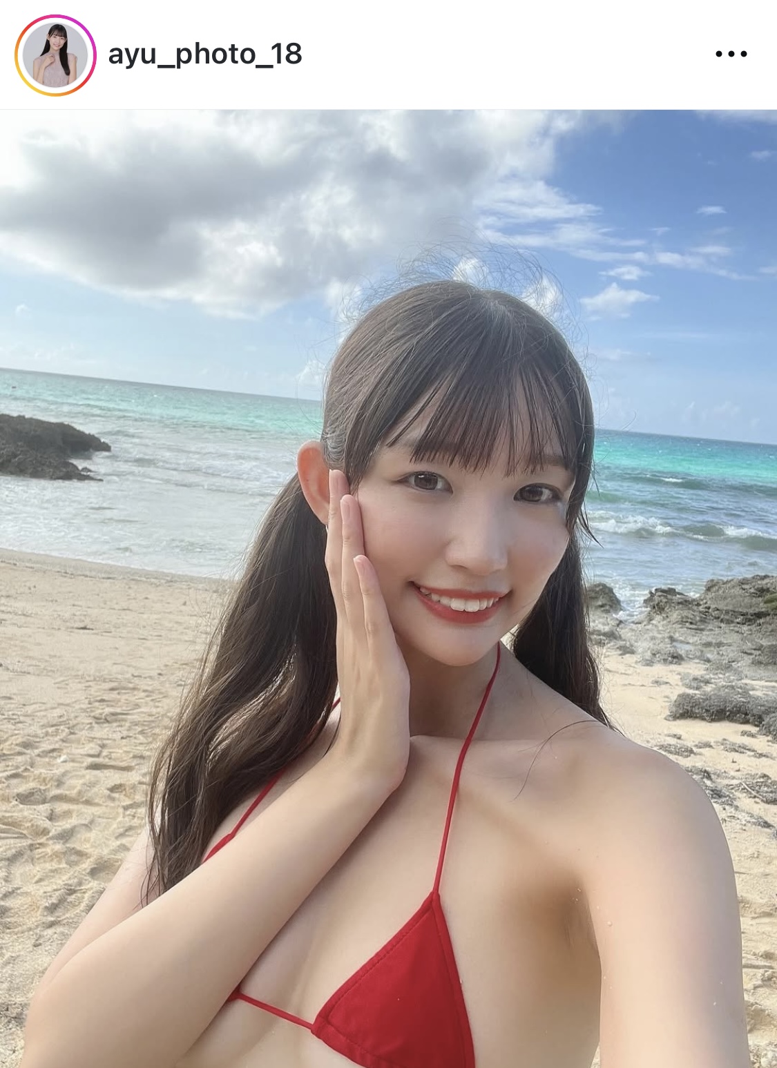 波崎天結のインスタグラムから