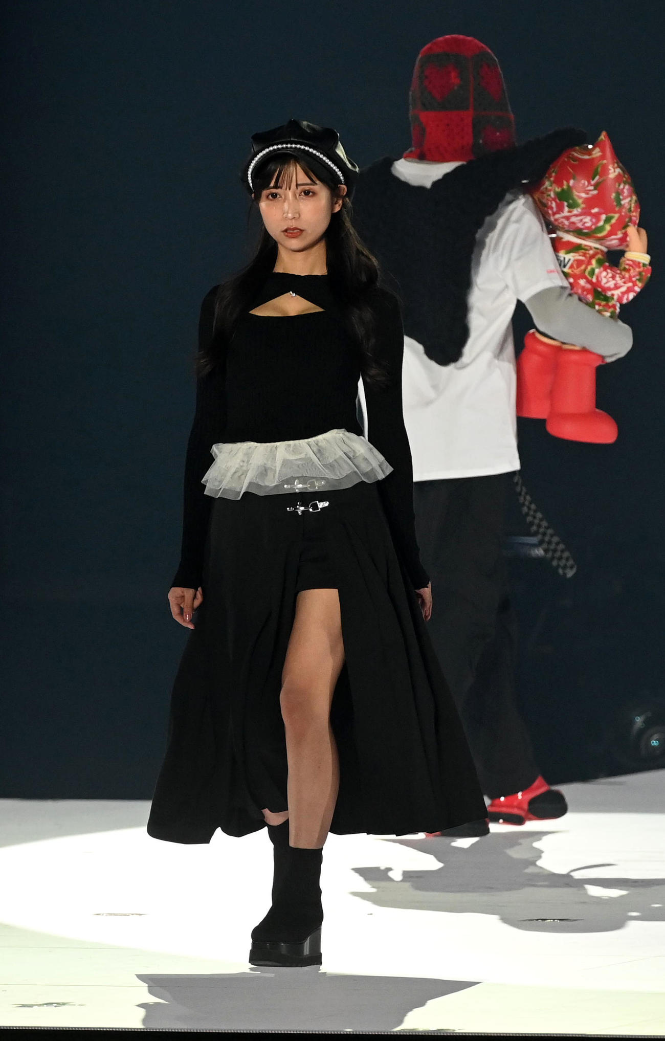 KANSAI COLLECTIONS／Sに出演したゆん（撮影・前岡正明）