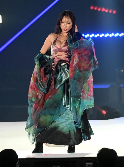 KANSAI COLLECTIONS/Sに出演したCHIHA(撮影・前岡正明)