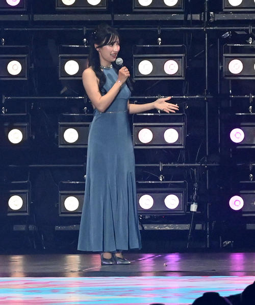 KANSAI COLLECTIONS/Sに出演した臼井麗香(撮影・前岡正明)