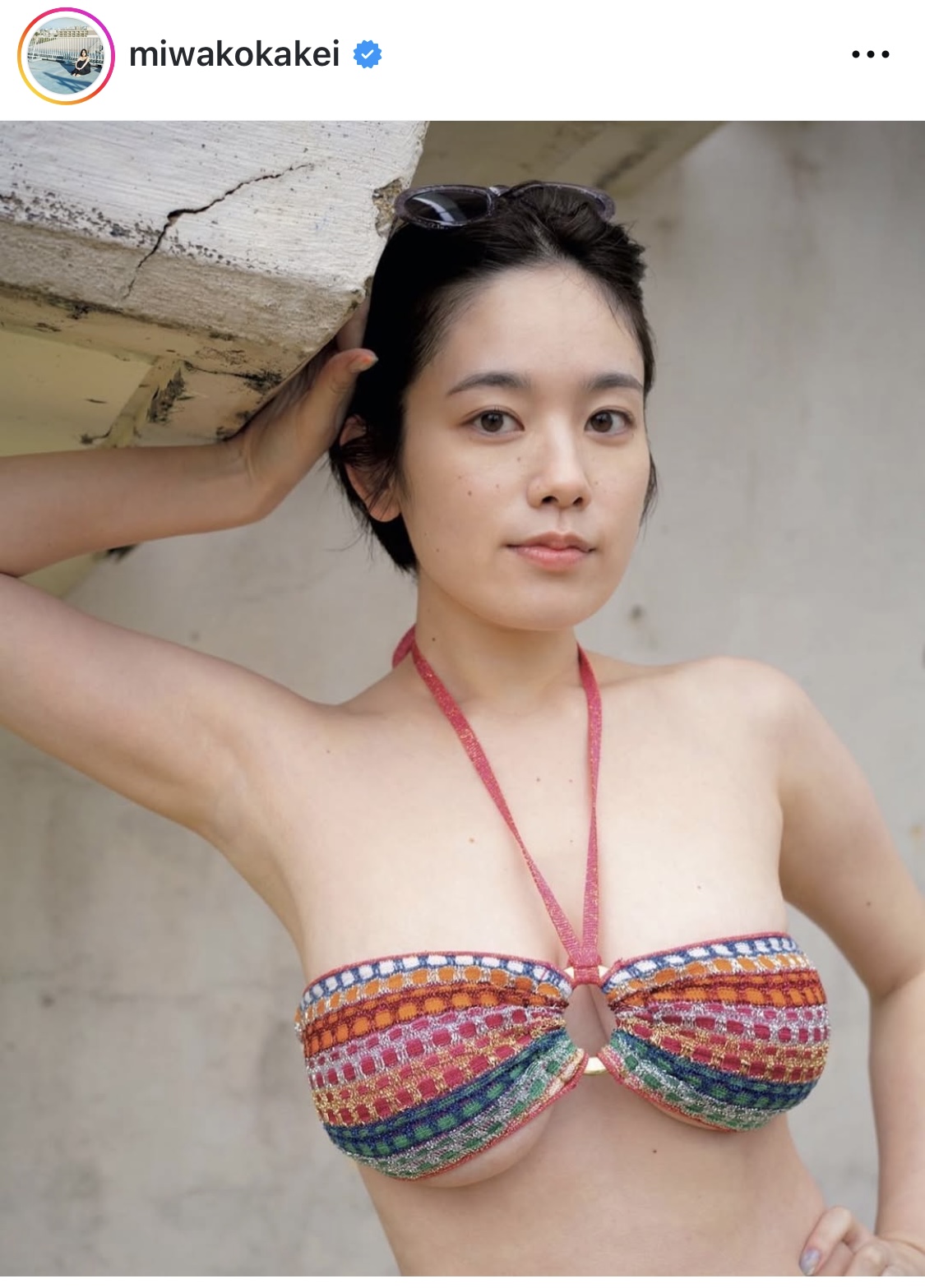 筧美和子のインスタグラムから