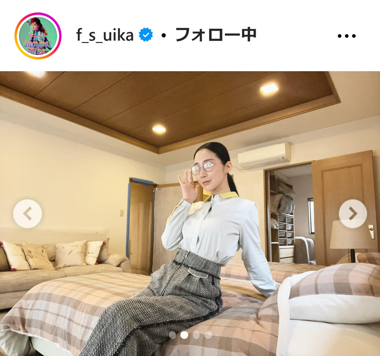 ファーストサマーウイカのインスタグラムから