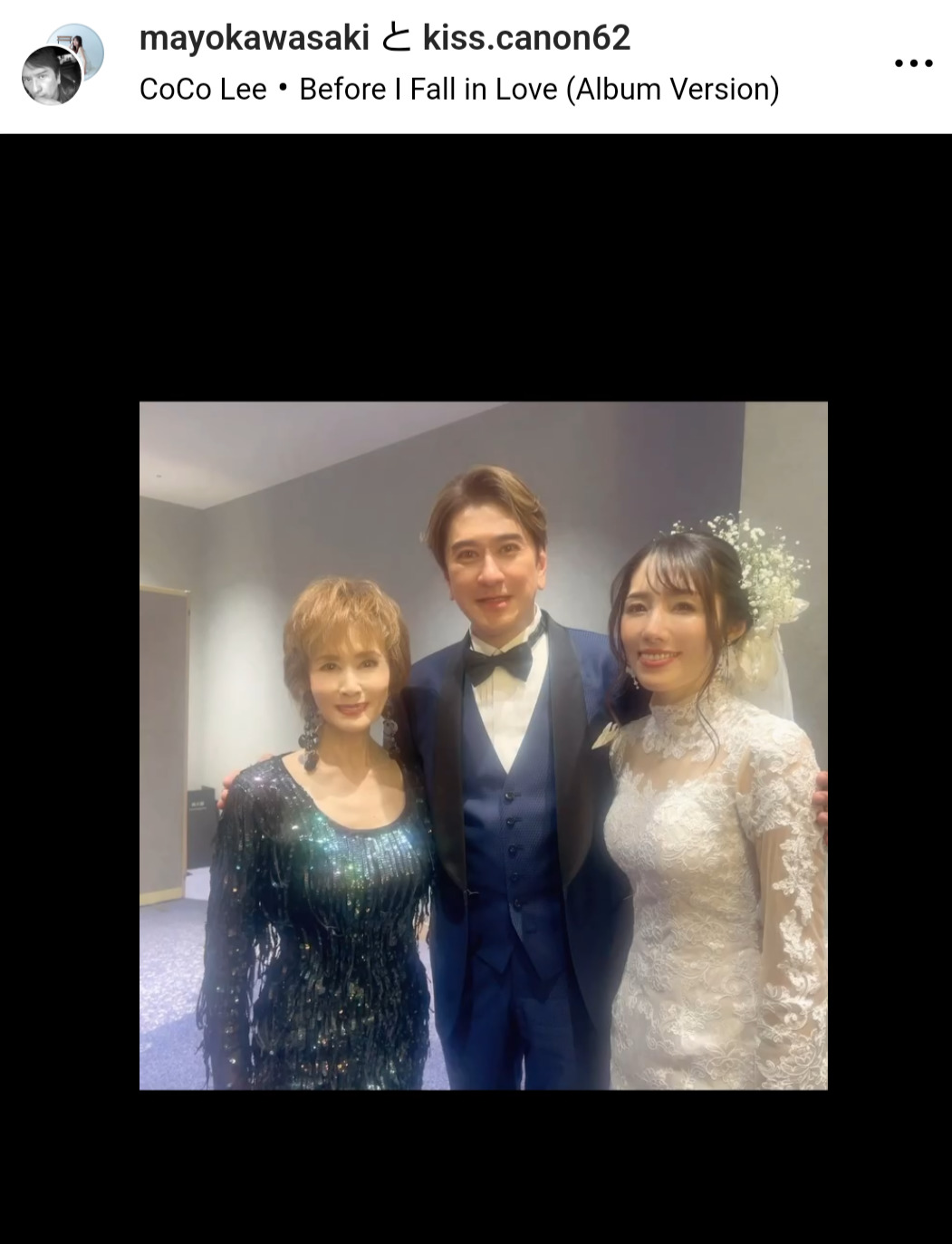 川崎麻世のインスタグラムから