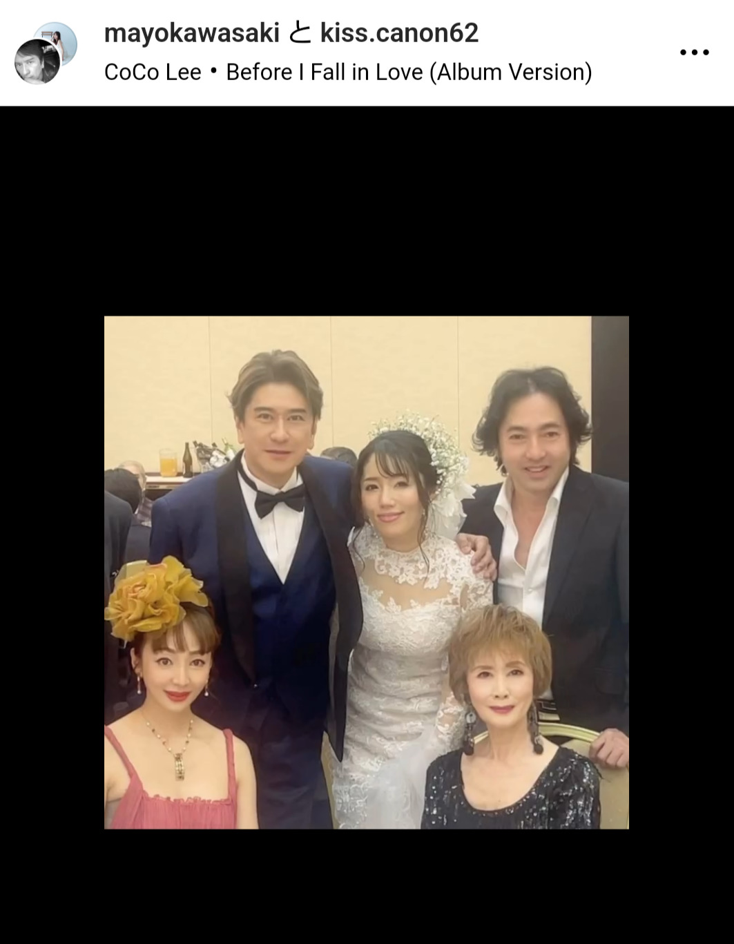川崎麻世のインスタグラムから