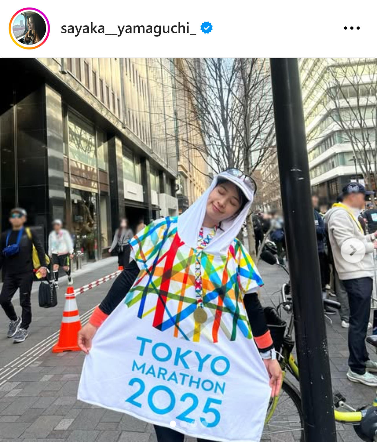 山口清香のインスタグラムから