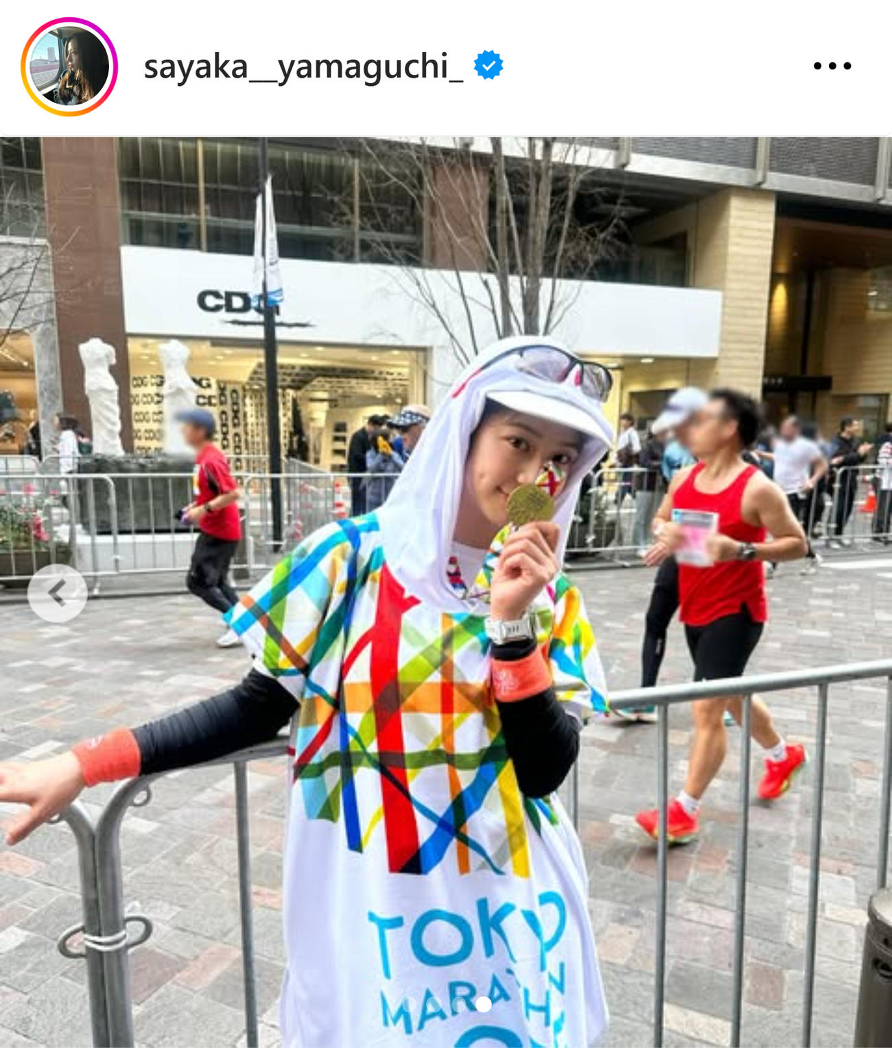 山口清香のインスタグラムから