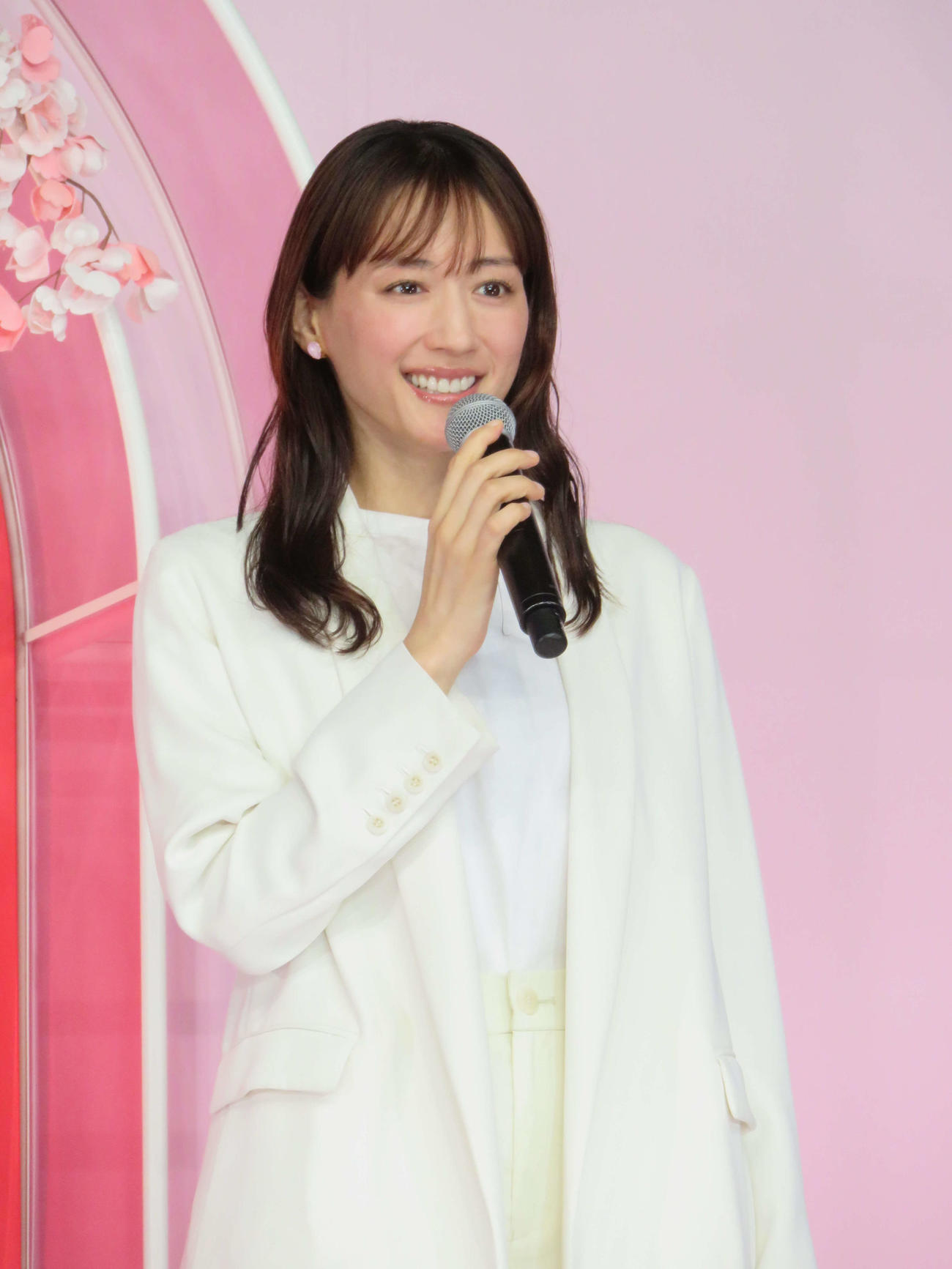 「SK－2 SAKURA Celebration」発表会に登壇した綾瀬はるか