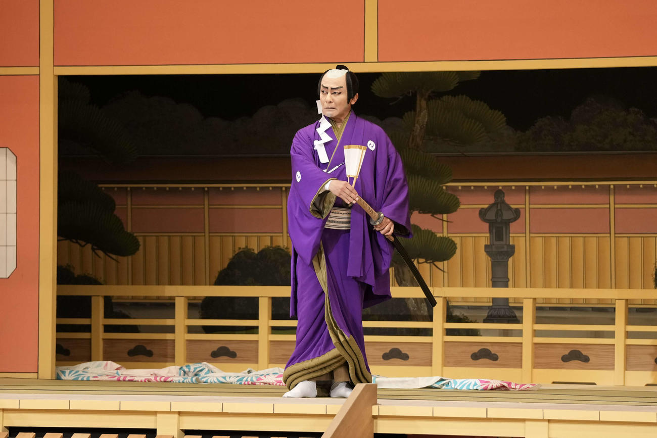 「通し狂言　仮名手本忠臣蔵」で3カ月ぶりに舞台復帰した片岡愛之助（C）松竹