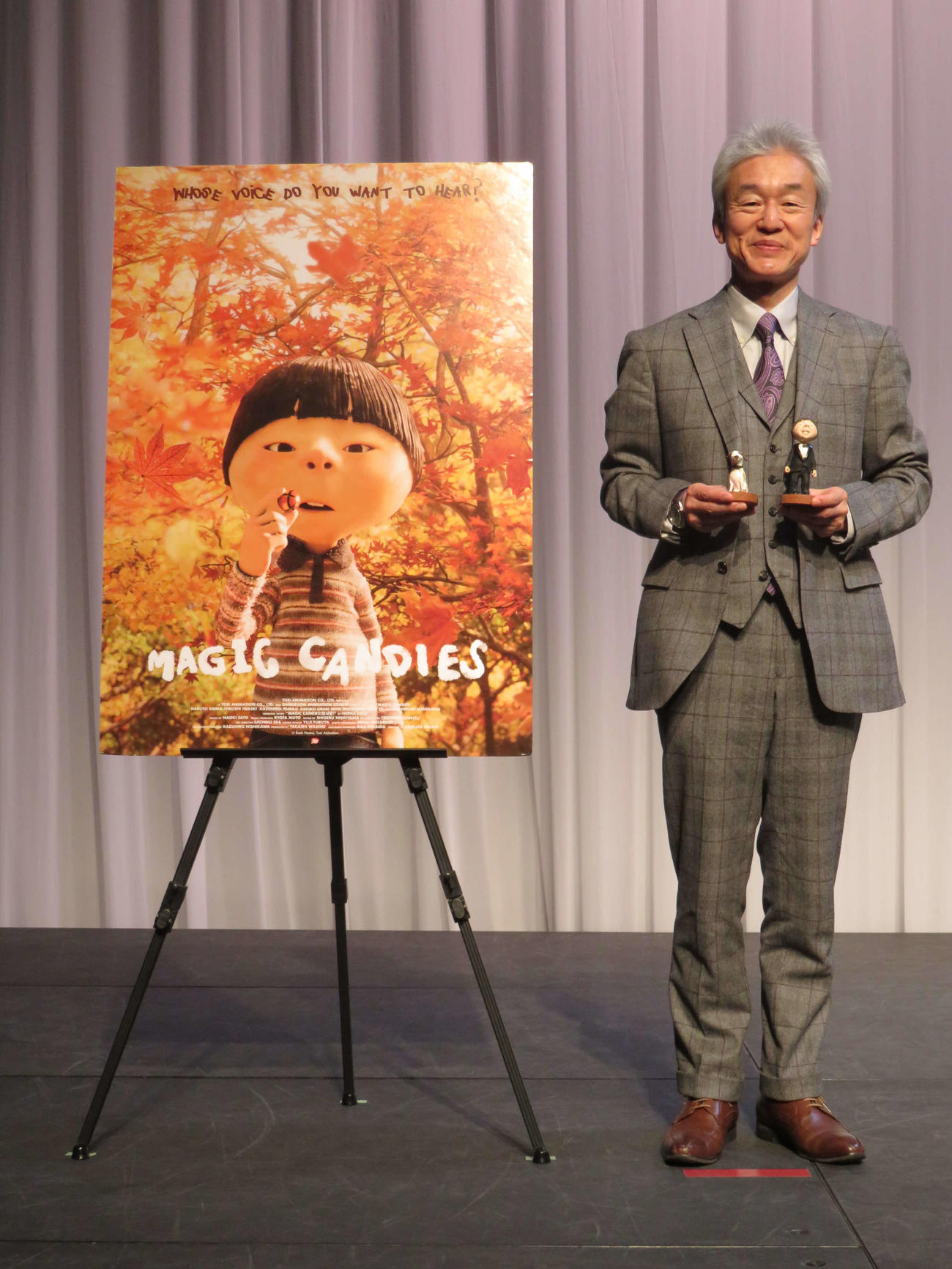 第97回米アカデミー賞で短編アニメーション賞にノミネートされた「あめだま」の鷲尾天プロデューサー（撮影・村上幸将）