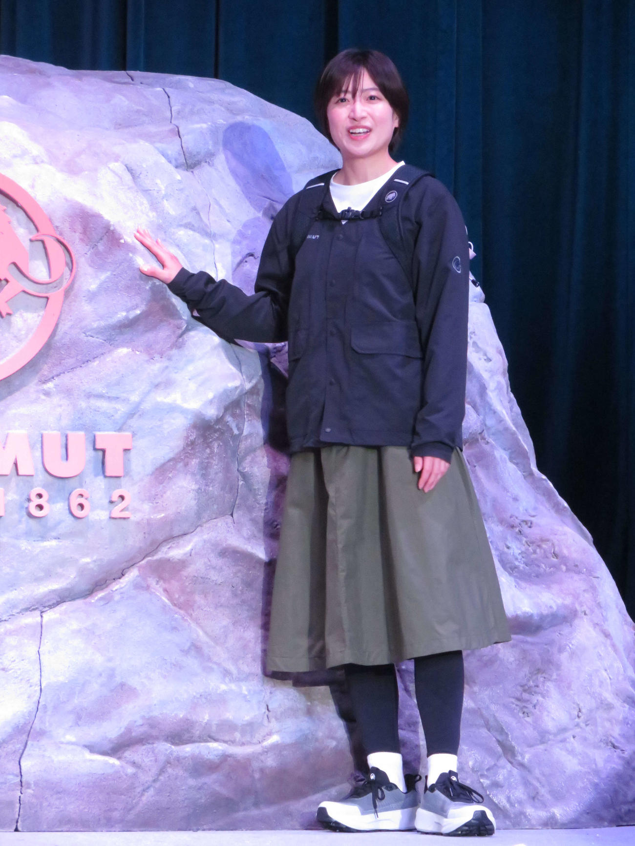 マムート2025年春夏コレクション発表会に登場した南沢奈央（撮影・村上幸将）