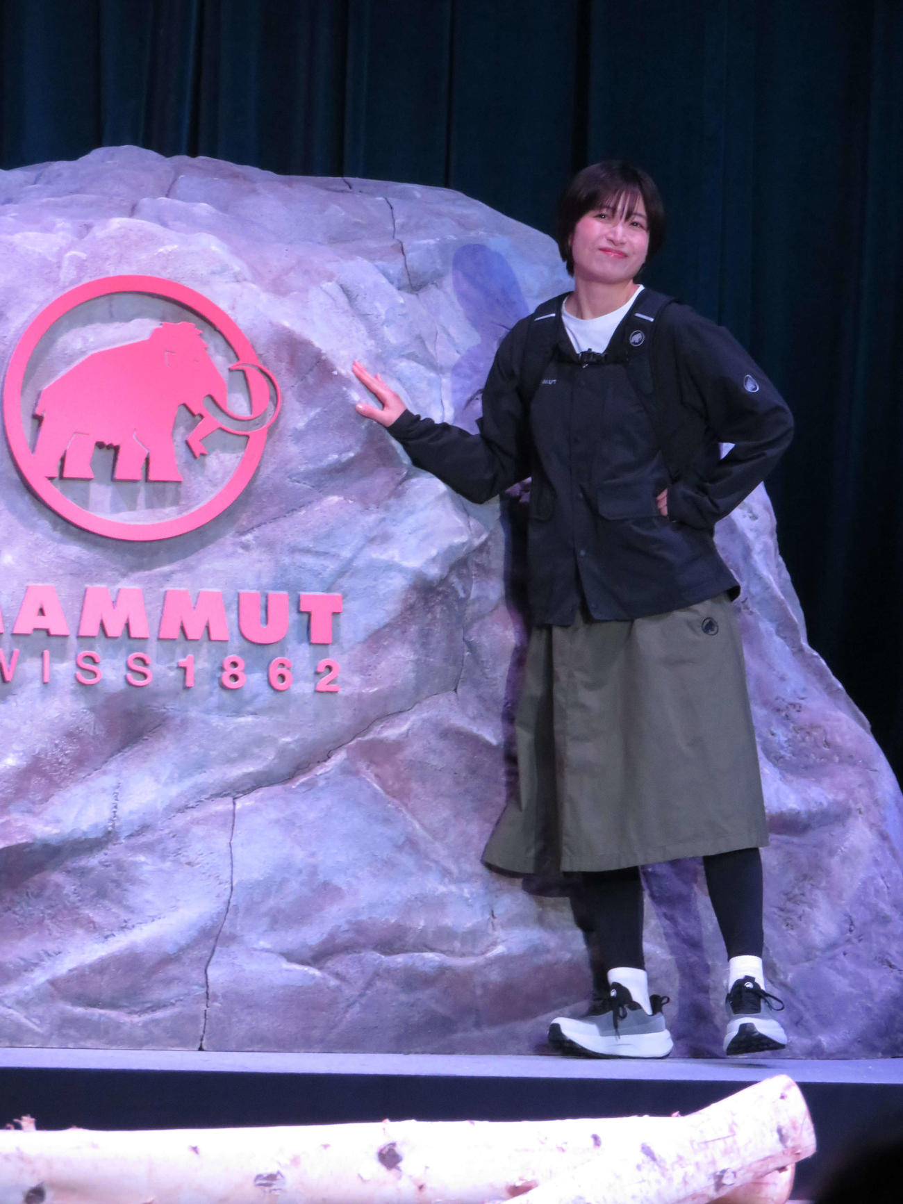 マムート2025年春夏コレクション発表会に登場した南沢奈央（撮影・村上幸将）