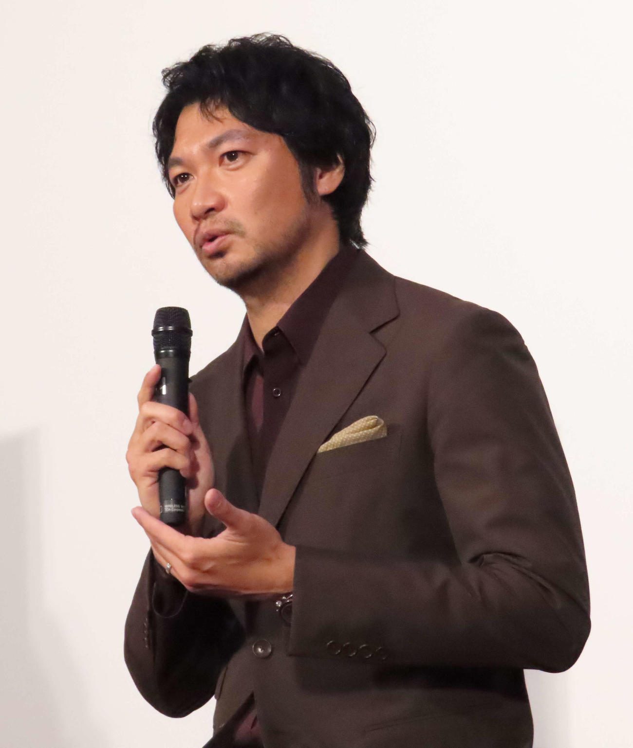 NHKスペシャル「創られた”真実”　ディープフェイクの時代」出演者会見に出席した青木崇高