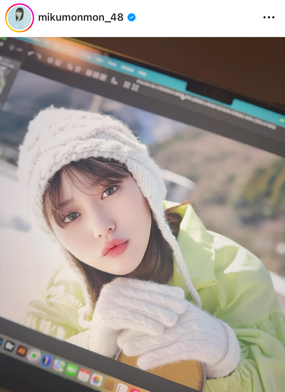 田中美久のインスタグラムから