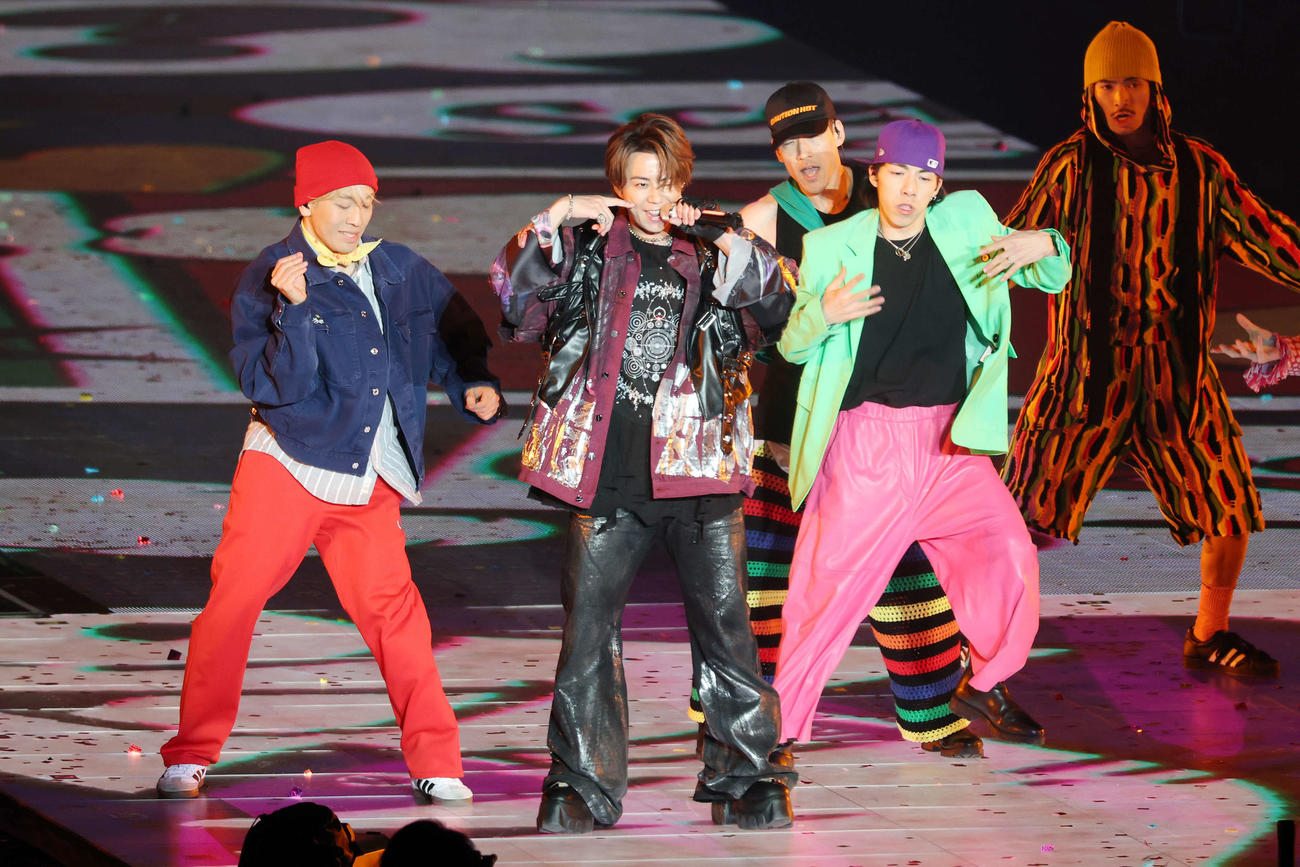 「to HEROes　～TOBE 2nd Super Live～」でパフォーマンスする北山宏光（撮影・宮地輝）