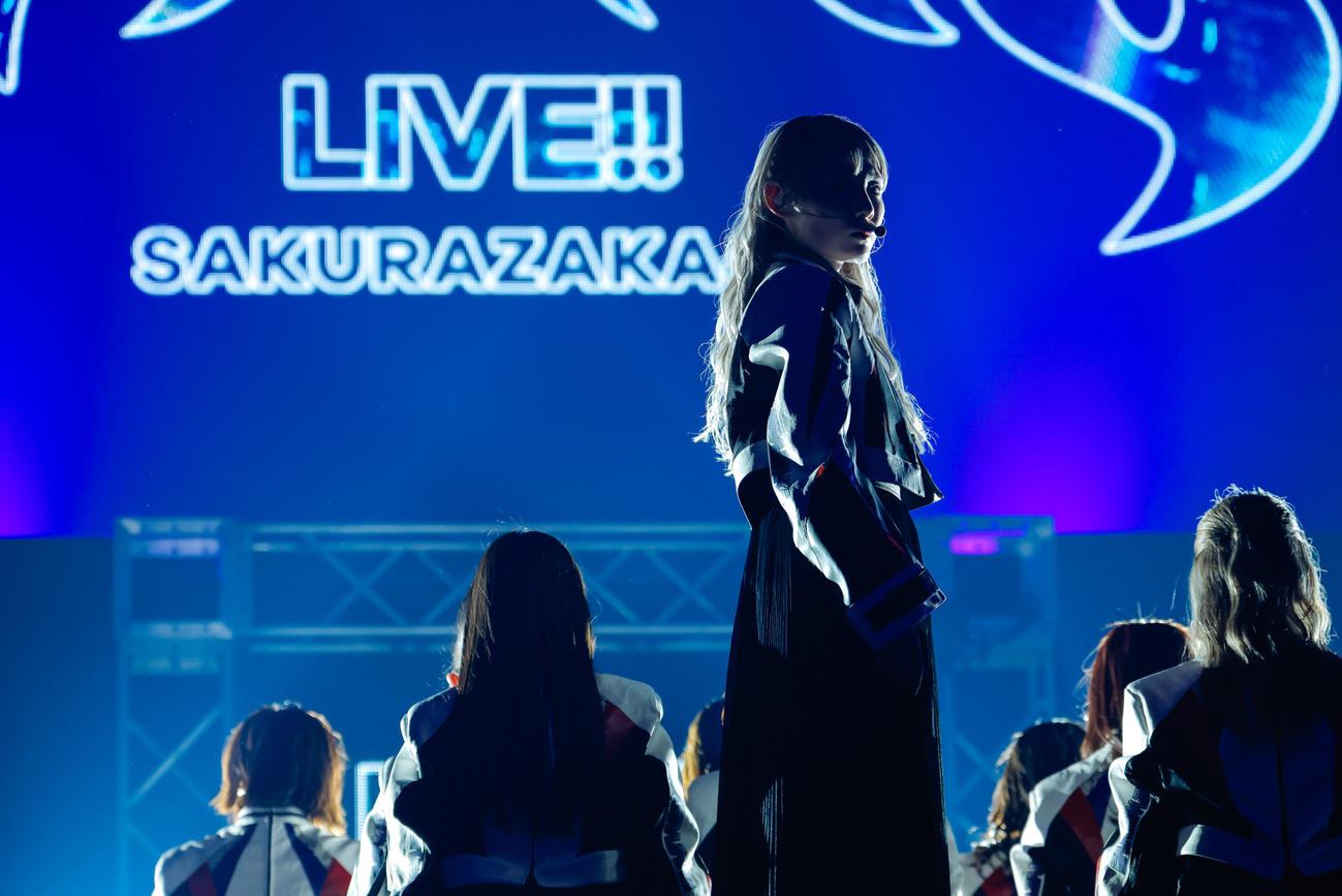 「11th Single BACKS LIVE!!」でパフォーマンスする櫻坂46（撮影・上山陽介氏）