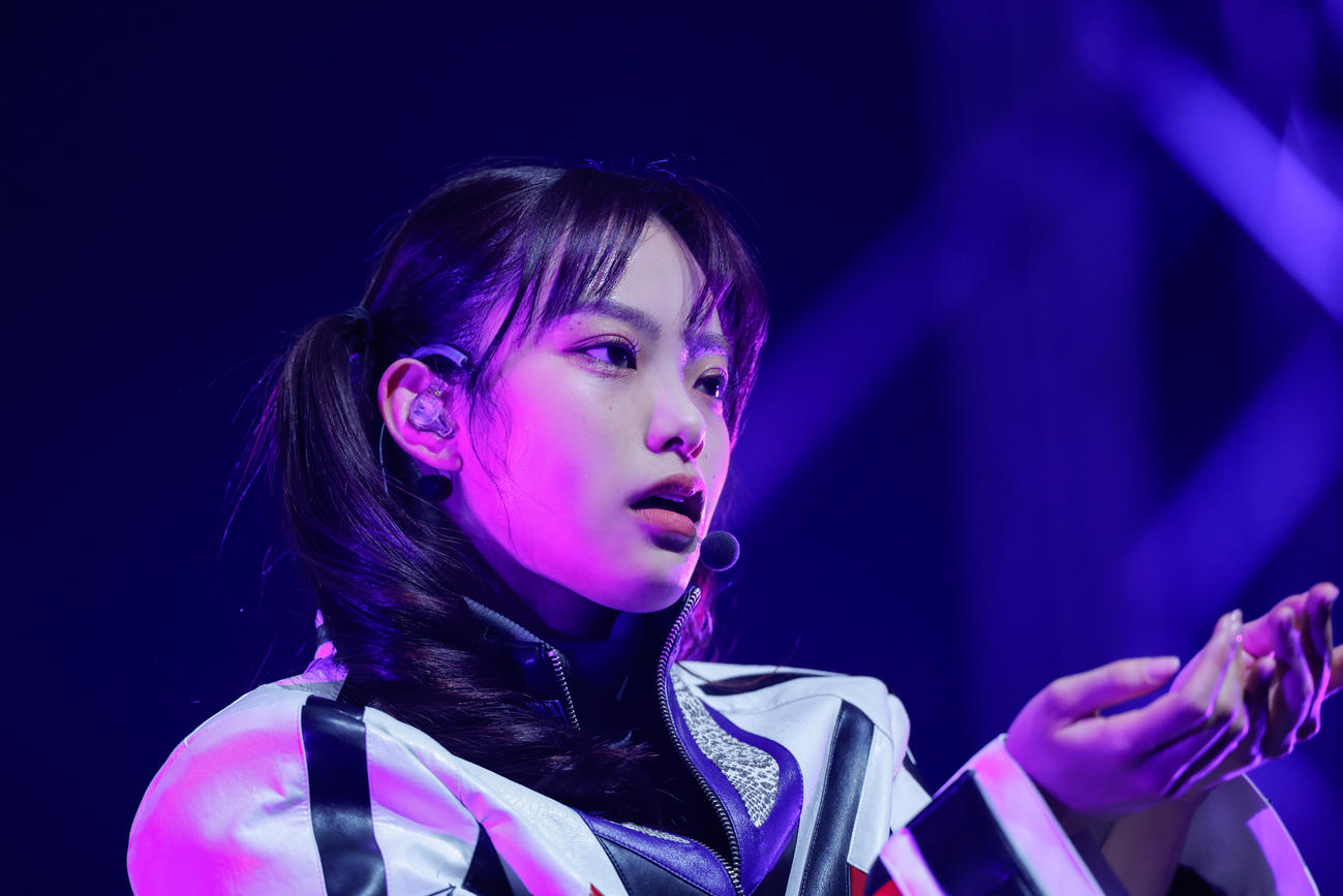 「11th Single BACKS LIVE!!」でパフォーマンスする櫻坂46（撮影・上山陽介氏）