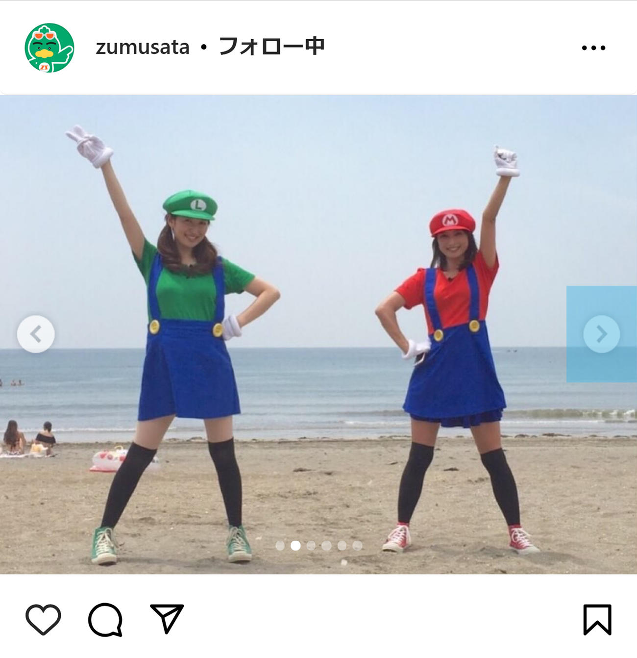 「ズームイン！！サタデー」の公式インスタグラムから
