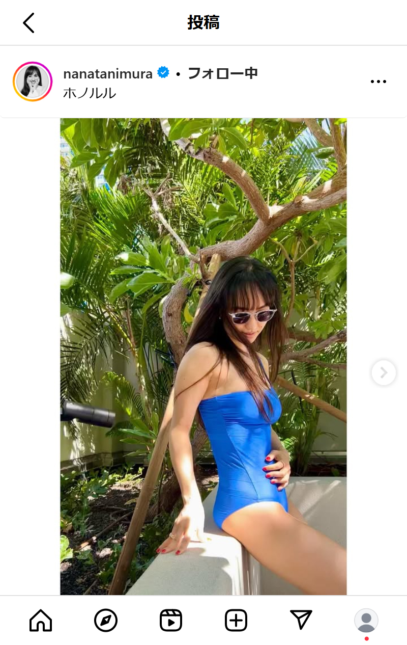 谷村奈南のインスタグラムから