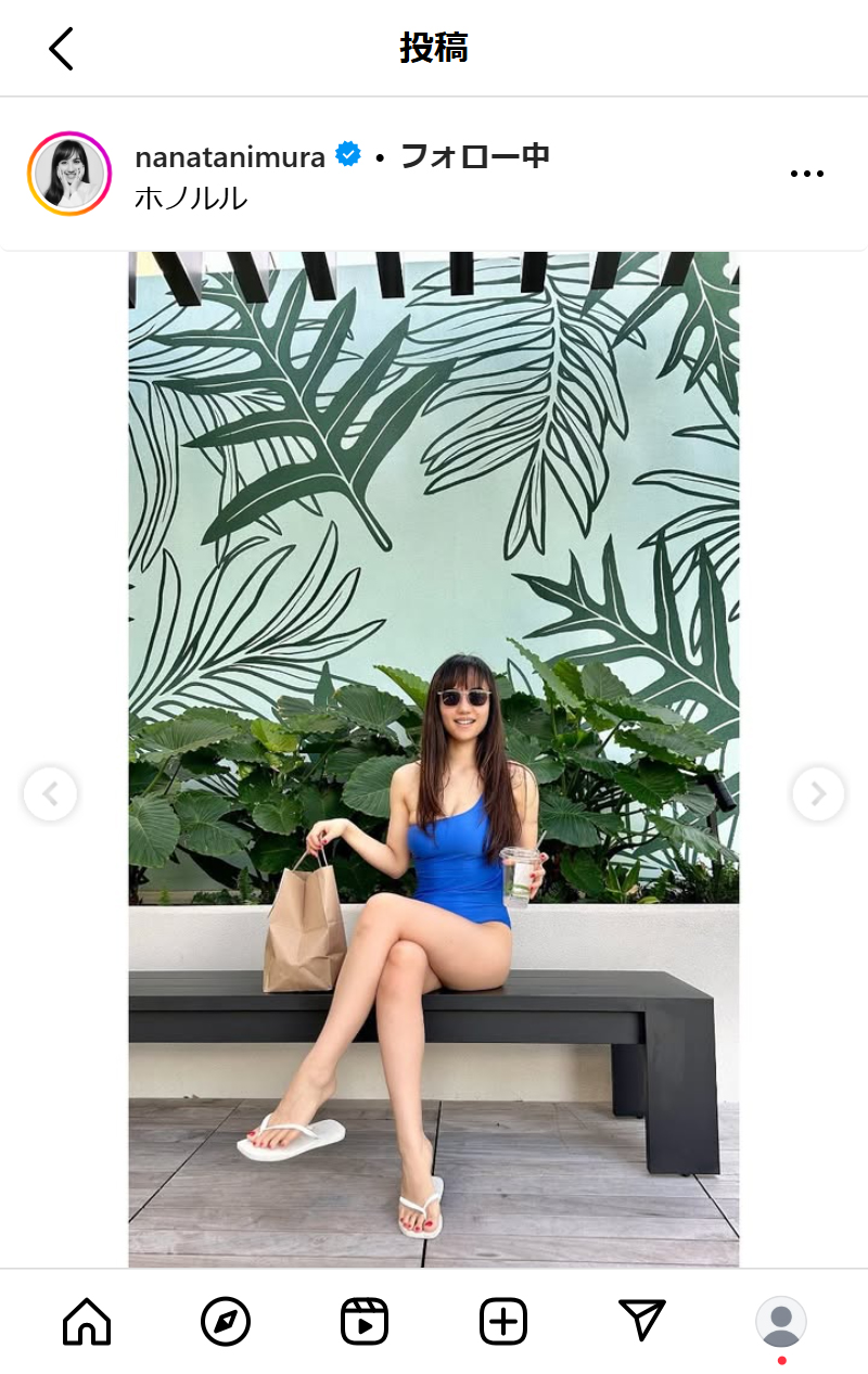 谷村奈南のインスタグラムから