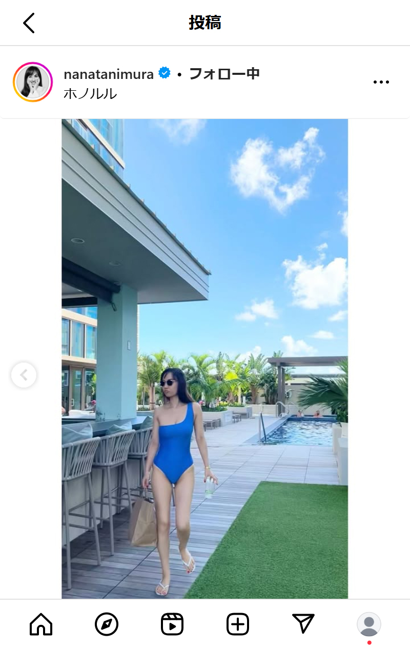 谷村奈南のインスタグラムから