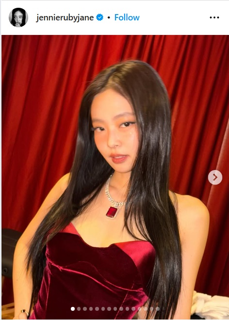 JENNIEのインスタグラムから