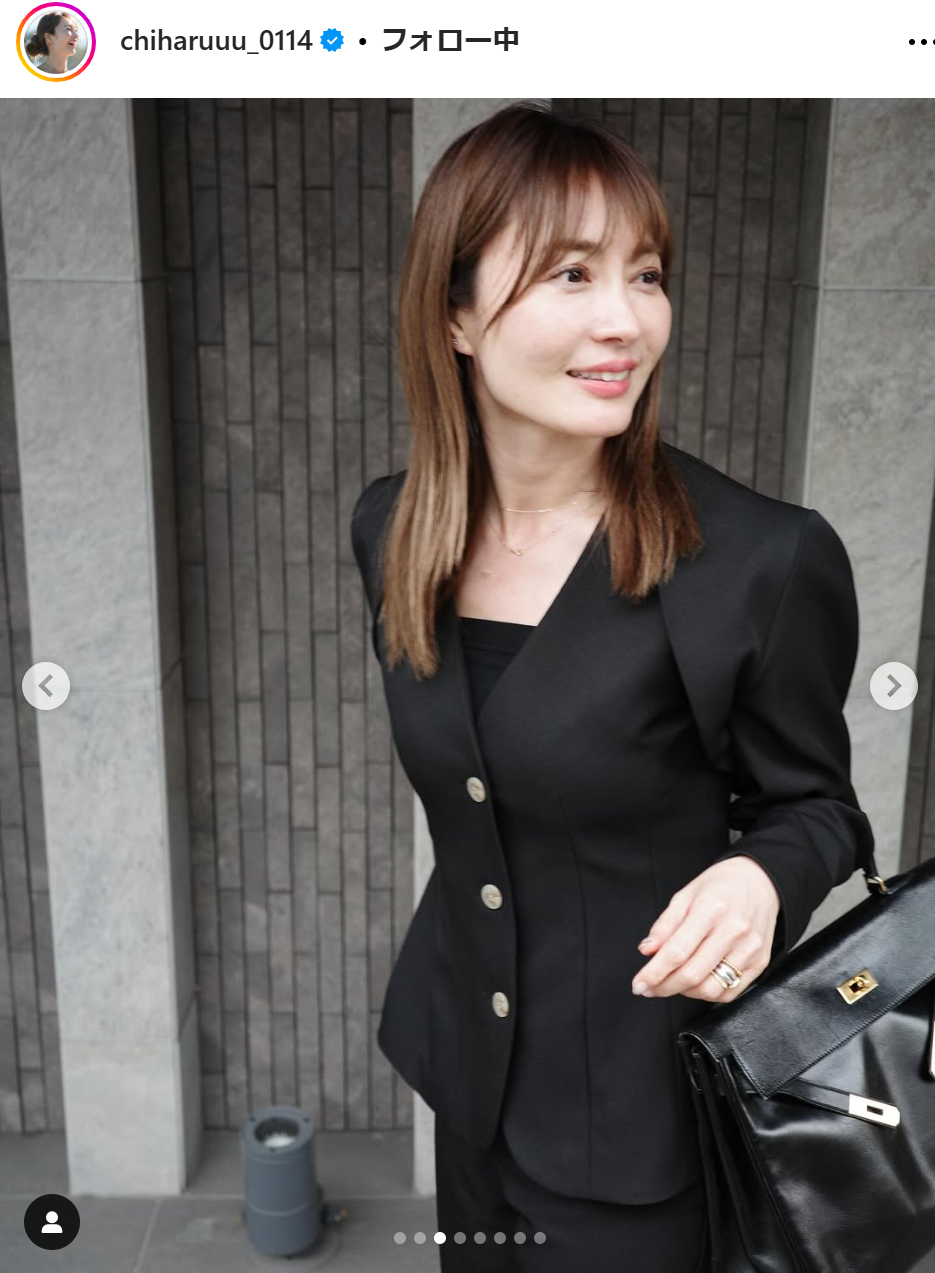 新山千春のインスタグラムから