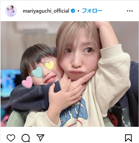 矢口真里のインスタグラムから