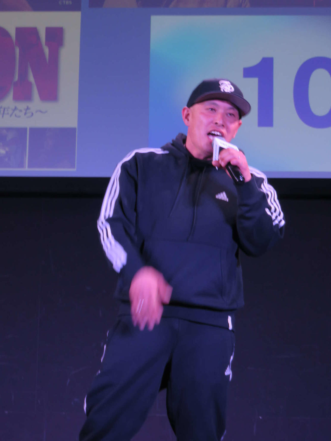 TBSドキュメンタリー映画祭のイベントに出席した、映画「REASON～あの日、HIPHOPに憧れた少年たち～」の出演者の4PRIDE