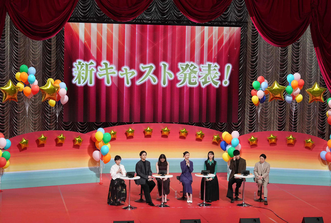 NHK連続テレビ小説「あんぱん」プレトークショーで新キャストが発表された（撮影・小沢裕）