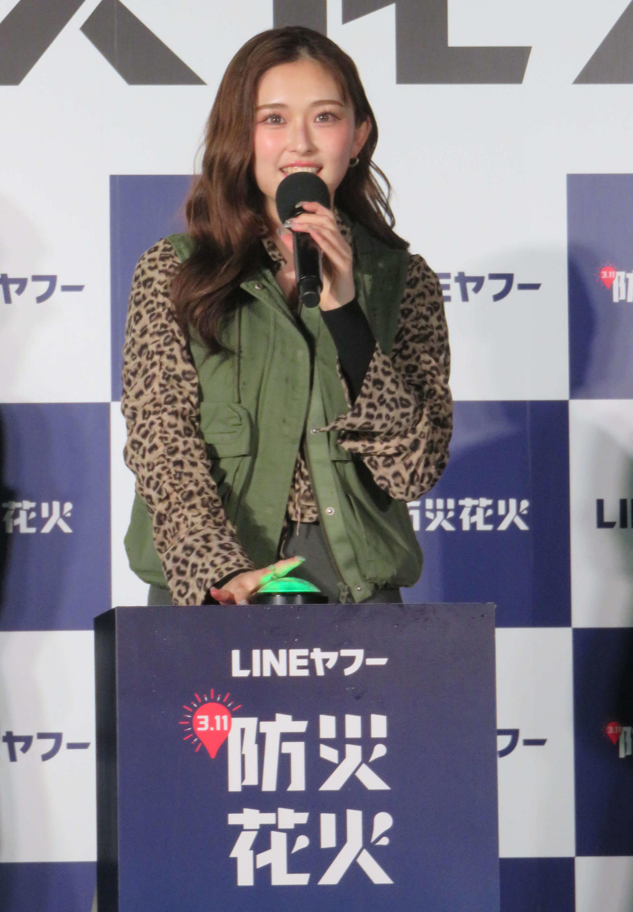 「3・11　防災花火　ライブ配信イベント」に出席したゆうちゃみ