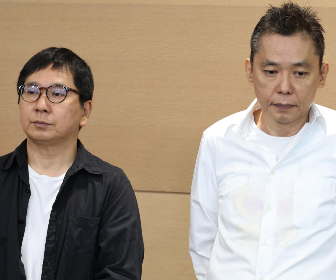 爆笑問題の‎‎田中裕二、太田光（2024年6月撮影）