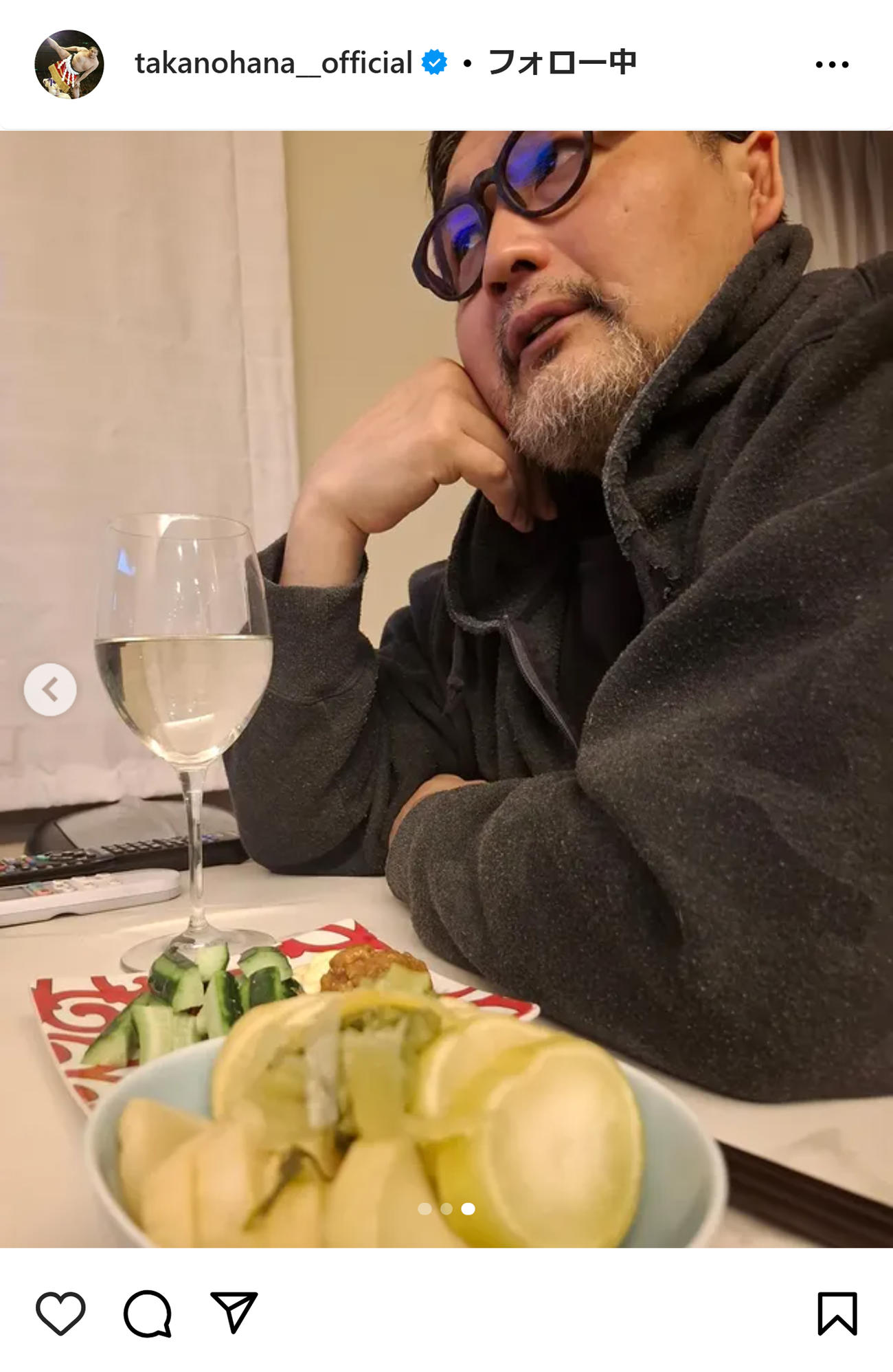 貴乃花光司氏のインスタグラムから