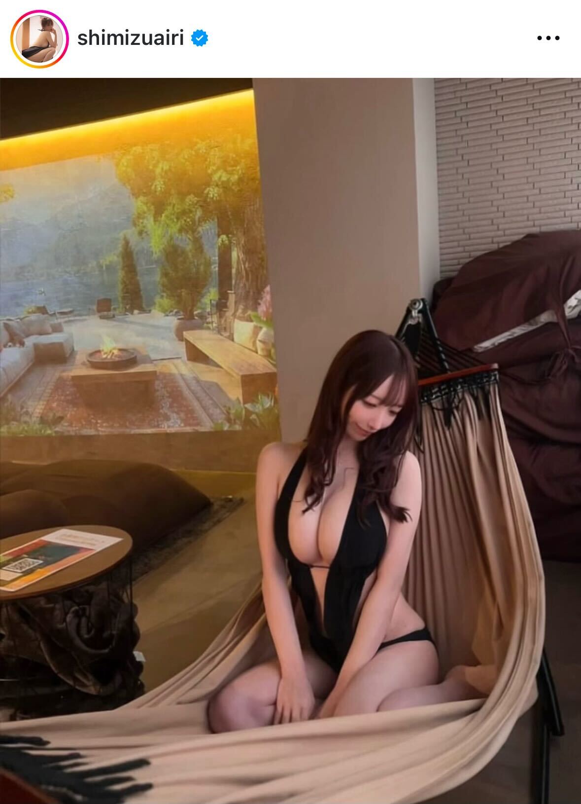 清水あいりのインスタグラムから