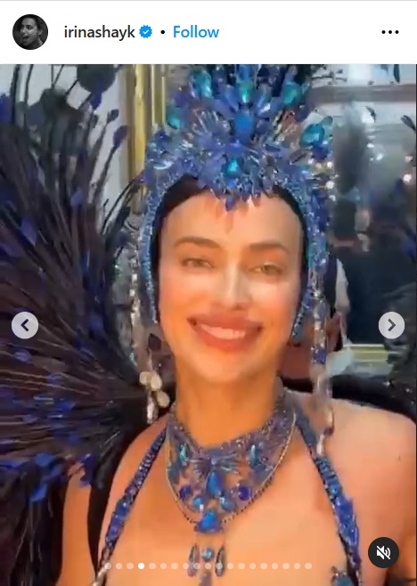 イリーナ・シェイクのインスタグラムから