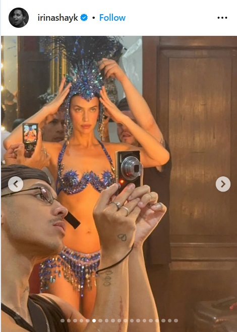 イリーナ・シェイクのインスタグラムから