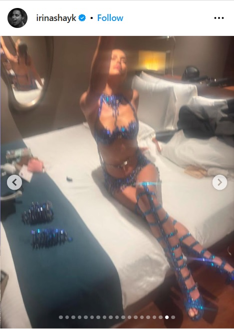 イリーナ・シェイクのインスタグラムから