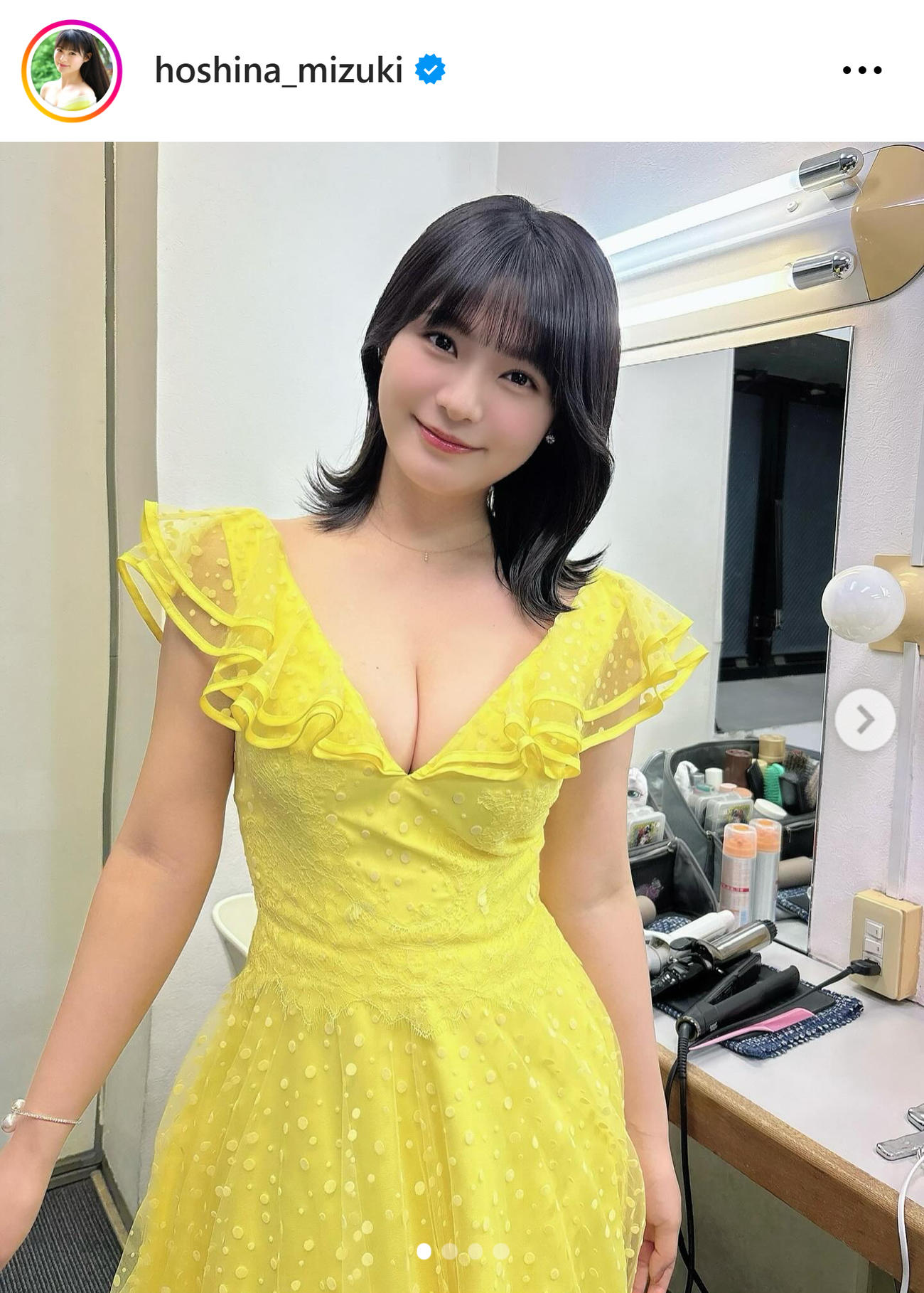 星名美津紀のインスタグラムから