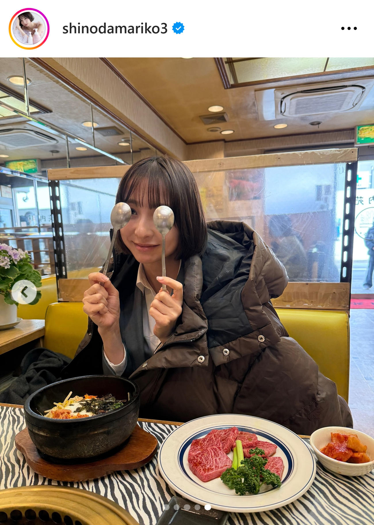 篠田麻里子のインスタグラムから