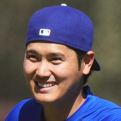 ドジャース大谷翔平（2025年2月28日撮影）