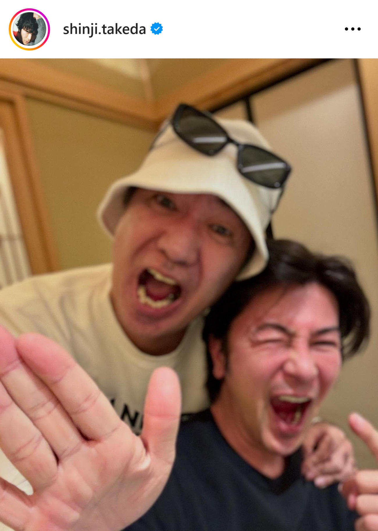 武田真治のインスタグラムから