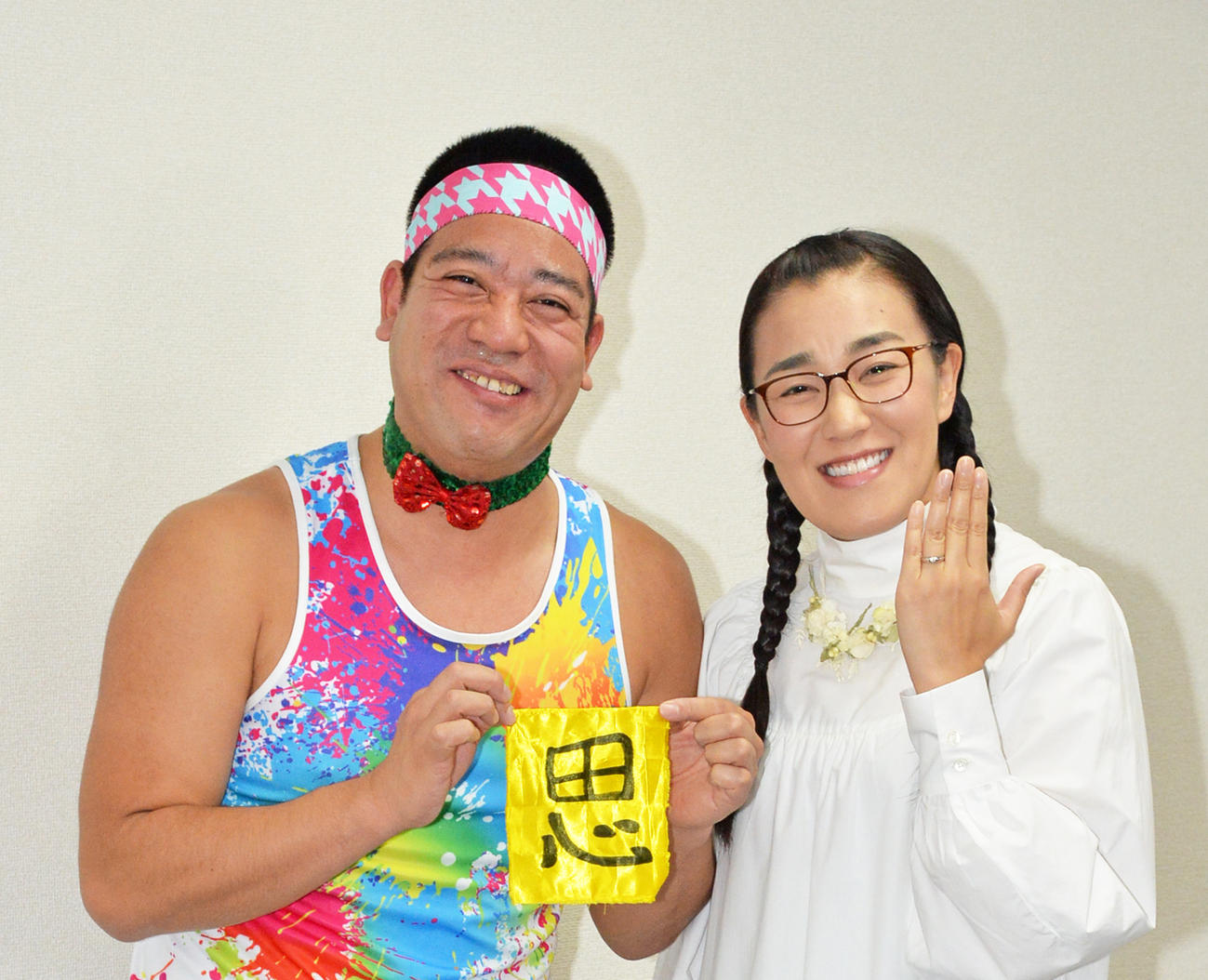 チェリー吉武（左）とたんぽぽ白鳥久美子（2018年撮影）