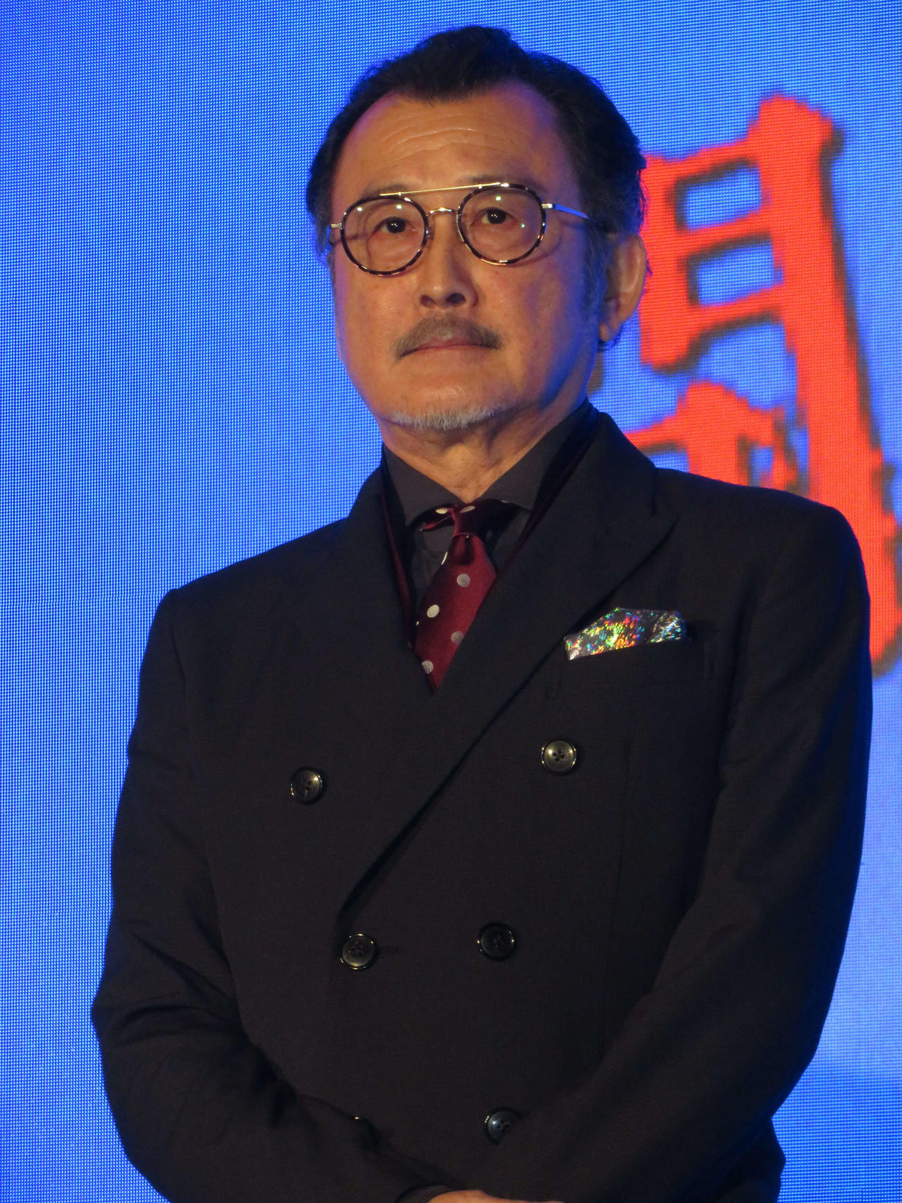 「事故物件ゾク　恐い間取り」製作報告会見に登場した吉田鋼太郎（撮影・村上幸将）