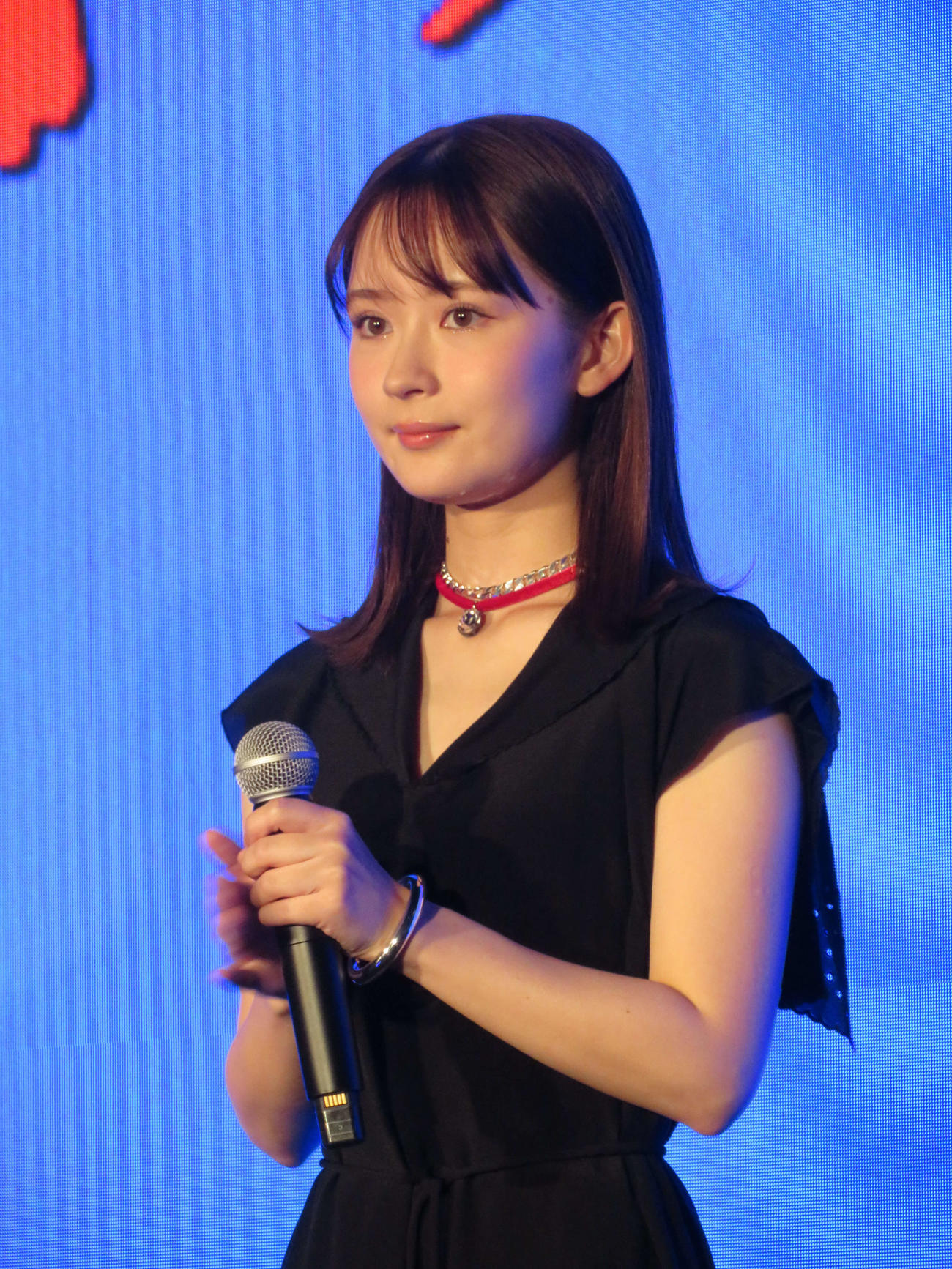 「事故物件ゾク　恐い間取り」製作報告会見に登場した畑芽育（撮影・村上幸将）